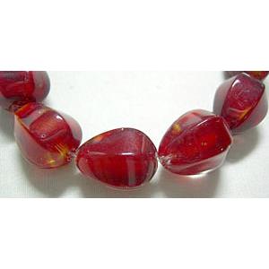 Faceted Drip Millefiori Glass bead