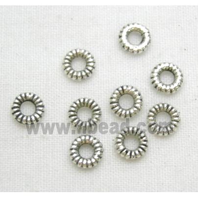 Tibetan Silver Spacer Beads Non-Nickel