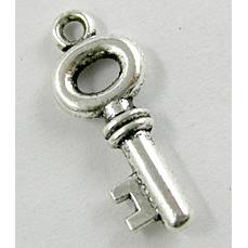 Tibetan Silver key Charms Non-Nickel
