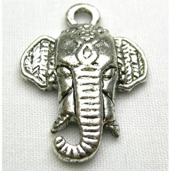 Tibetan Silver elephant pendant