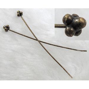 Antique Bronze Tibetan Silver pin Charms Non-Nickel
