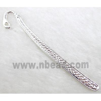 Snake Bookmark, Silver plated Tibetan Silver Non-Nickel
