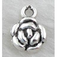 Tibetan Silver flower pendant non-nickel