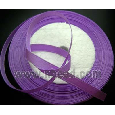 Purple Satin Ribbon cord