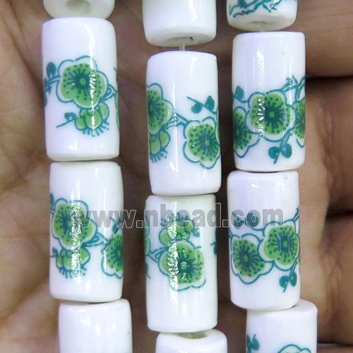 Porcelain beads, tube