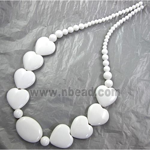 White Porcelain necklace