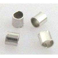platinum plated jewelry findings crimp tubes