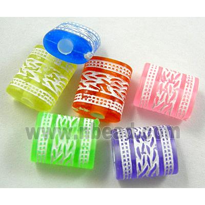 Colorful Plastic Spacer Beads