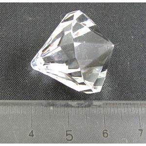 Transparent Acrylic Diamond Pendant