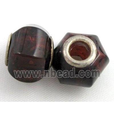 Amber Beads, NR, dark-purple