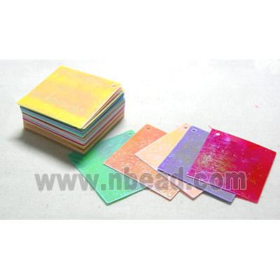 mixed Plastic Flake, square card