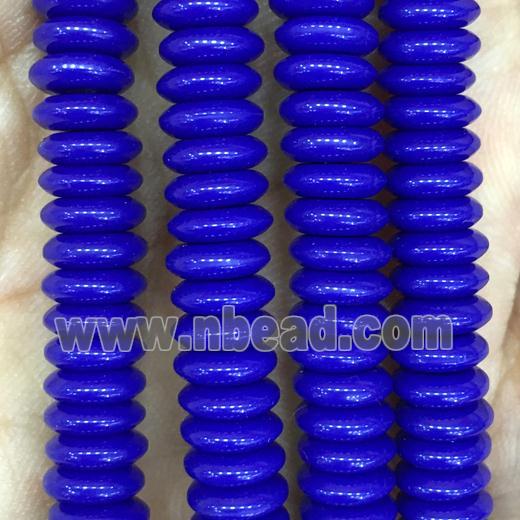royalblue Resin disc beads