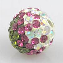 Fimo Bead with middle-east rhinestone