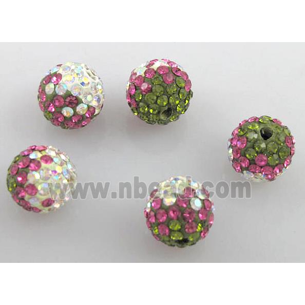 Fimo Bead with middle-east rhinestone