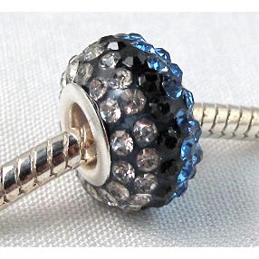 acrylic bead with middle east rhinestone