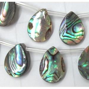 Paua Abalone Shell bead, teardrop