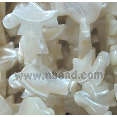 White MOP Shell Tortoise Beads