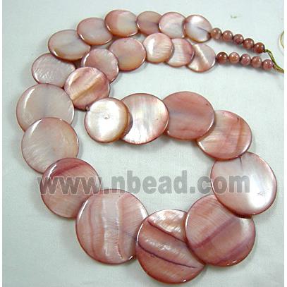 17 inches of freshwater shell necklace