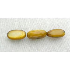 freshwater shell beads, rice-shape, bronze