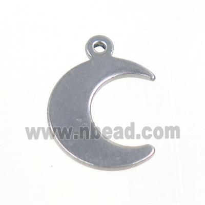 stainless steel Crescent Moon pendant