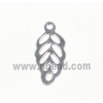 stainless steel Leaf pendant