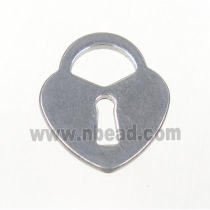 stainless steel lock pendant