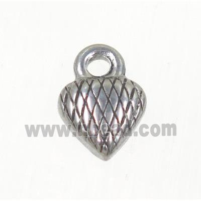 stainless steel heart pendant