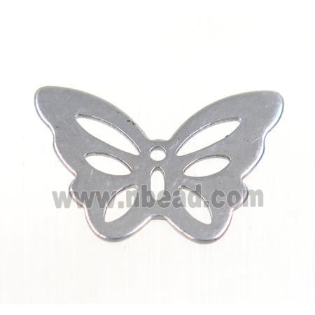 stainless steel butterfly pendant