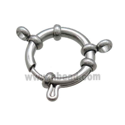 raw stainless steel Clasp