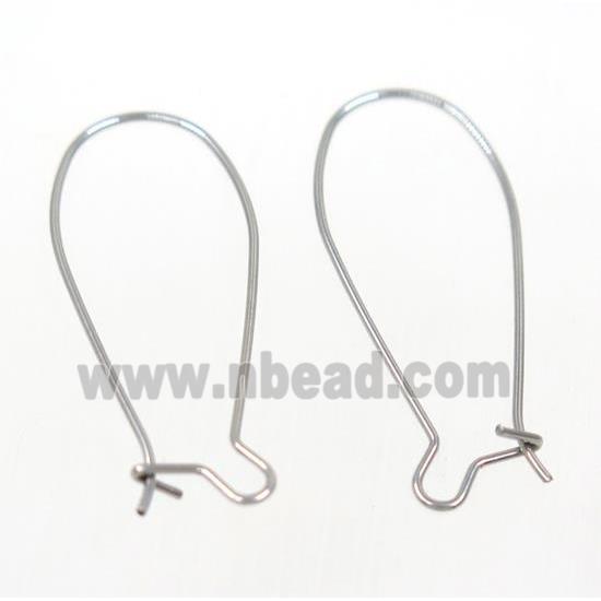 stainless steel earring hook