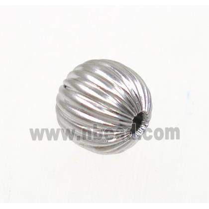 round stainless steel bead