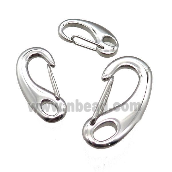 stainless steel carabiner keychain clasp