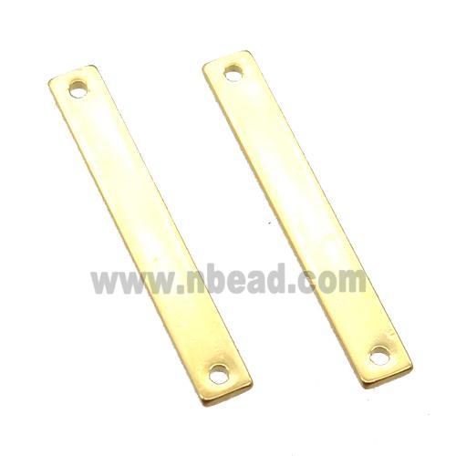 stainless steel stampings connector, gold plated