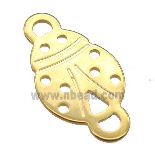 stainless steel connector, stampings, gold plated