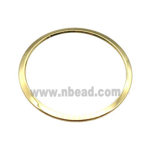 stainless steel circle JumpRings, gold plated