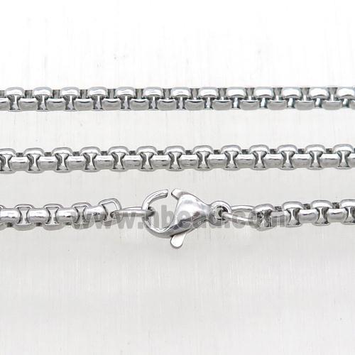 raw Stainless Steel Necklace Chain