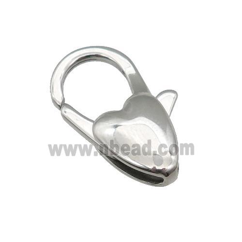 raw Stainless Steel Lobster Clasp