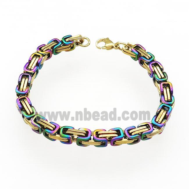 Stainless Steel Bracelet Gold Plated