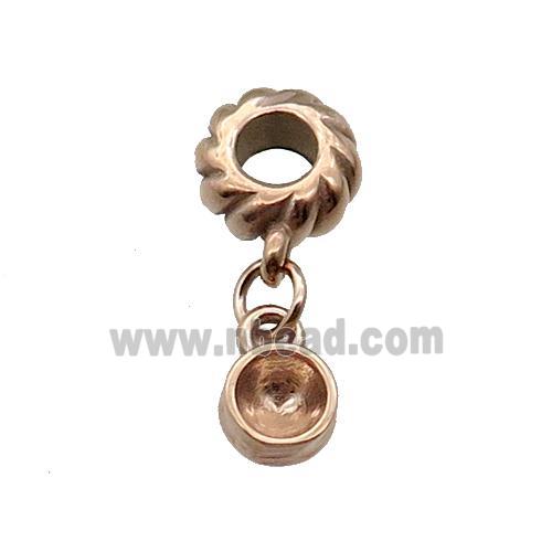 Stainless Steel Pendant Rose Gold