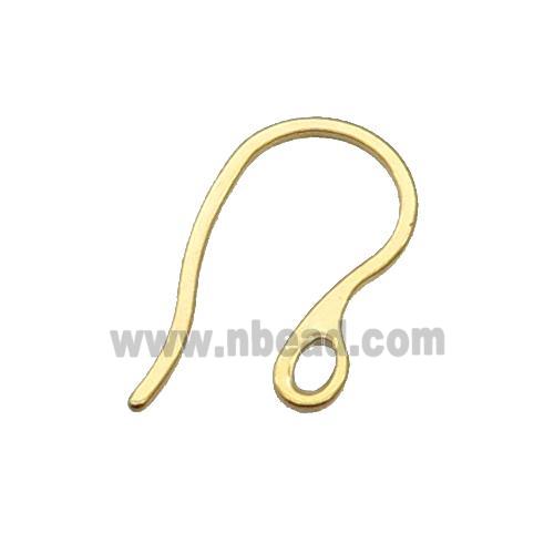 Stainless Steel Hook Earring Gold Plated