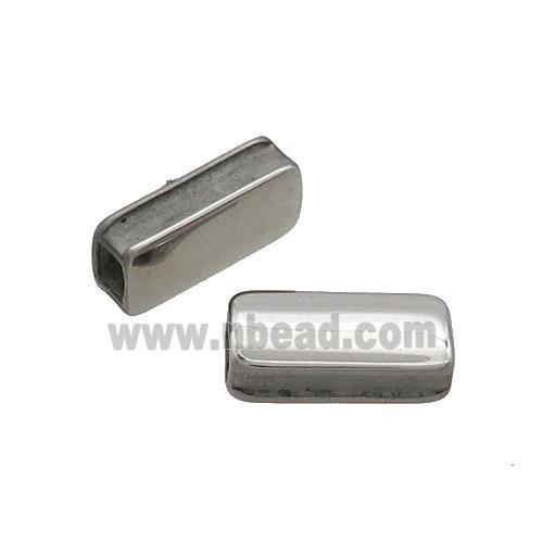 Raw Stainless Steel Tube Beads