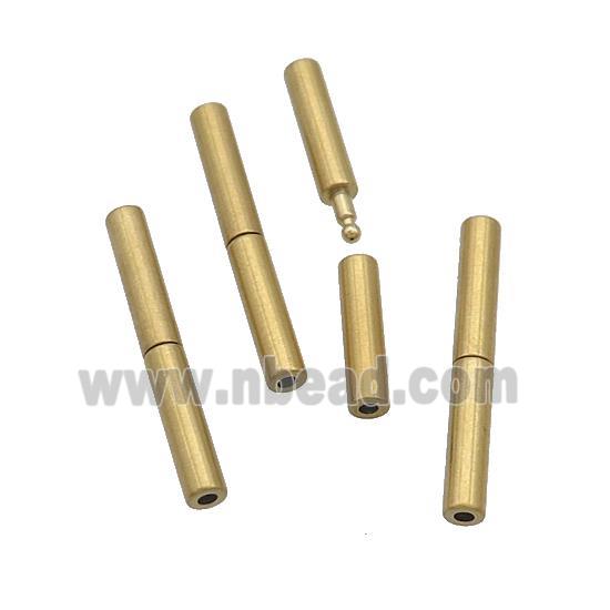 Stainless Steel Slider Clasp Gold Plated