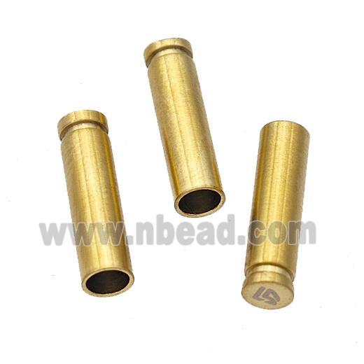 Stainless Steel Cord End Gold Plated