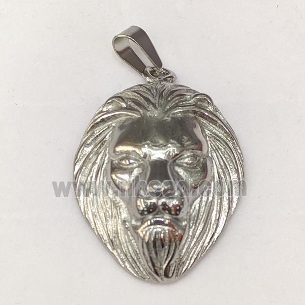 Raw 201 Stainless Steel Lion Pendant