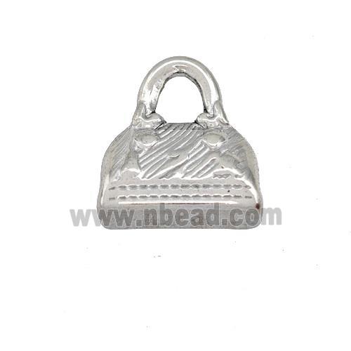 Raw Stainless Steel Bags Charms Pendant