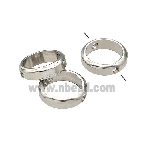 Raw Stainless Steel Circle Spacer Beads