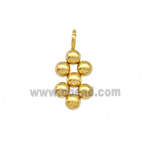 Stainless Steel pendant Gold Plated