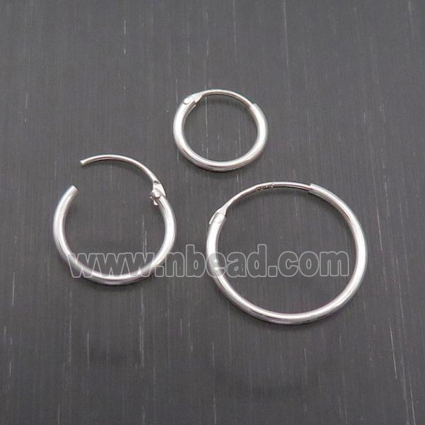 Sterling Silver Latchback Earring