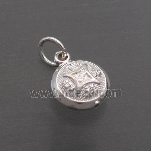 Sterling Silver Lucky Pendant
