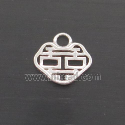 Sterling Silver Pendant Chinese Lucky